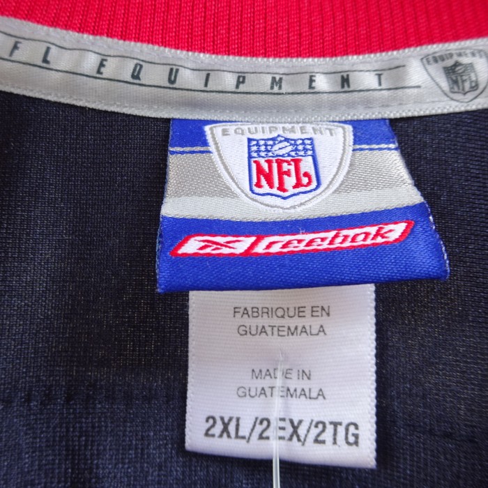 リーボック×NFL ゲームシャツ 2XL 紺 赤 SHARPER 55 袖ロゴ 8977 | Vintage.City 古着屋、古着コーデ情報を発信