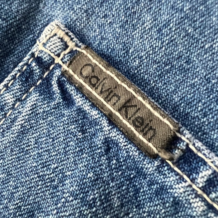 Calvin Klein Jeans カルバンクライン デニムオーバーオール  メキシコ製 ブルー M 10663 | Vintage.City 古着屋、古着コーデ情報を発信