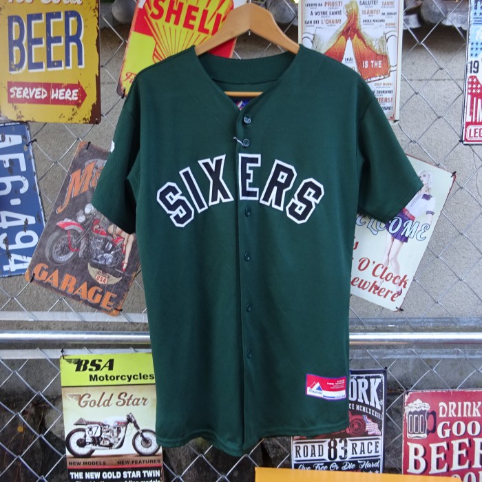 マジェスティック ゲームシャツ XL グリーン 半袖 袖ロゴ ナンバリング 緑 9031 | Vintage.City 빈티지숍, 빈티지 코디 정보