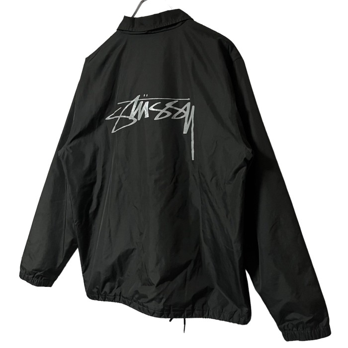 AKEstussy“刺繍ロゴ” old stussy Black Coack Jacket