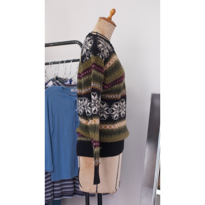 wool knit sweater #1484 ウール ニットセーター メンズM | Vintage.City 古着屋、古着コーデ情報を発信
