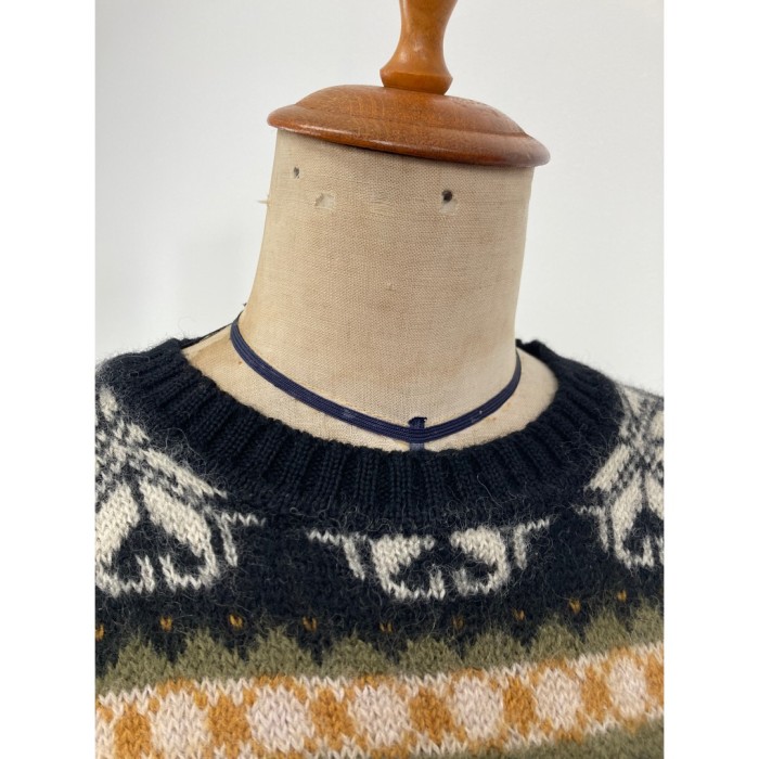 wool knit sweater #1484 ウール ニットセーター メンズM | Vintage.City 古着屋、古着コーデ情報を発信