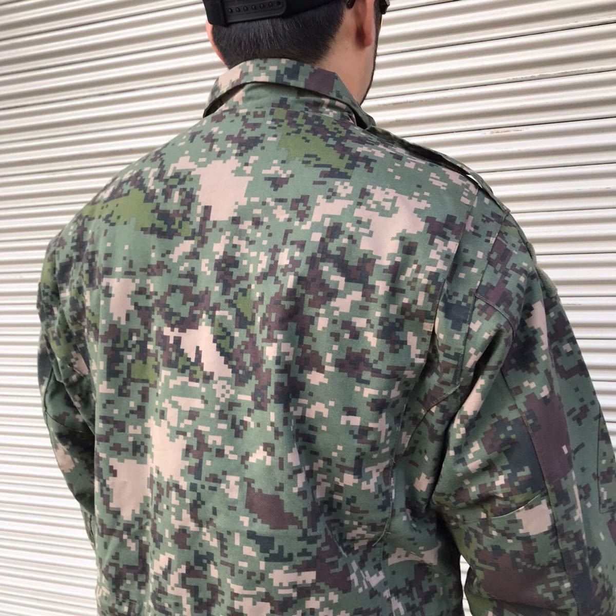 美品 KOREA Army 韓国軍 実物 デジカモ 迷彩 フィールドジャケット