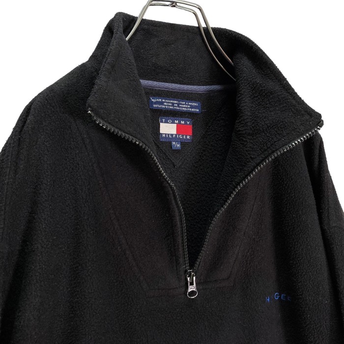 90s TOMMY HILFIGER half zip design fleece pullover | Vintage.City 古着屋、古着コーデ情報を発信