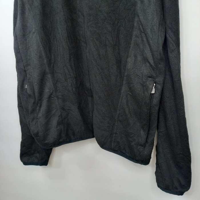 カッパ　ジップアップ　フリース　ジャケット　ブルゾン　刺繍ロゴ　ブラック　XL | Vintage.City 빈티지숍, 빈티지 코디 정보