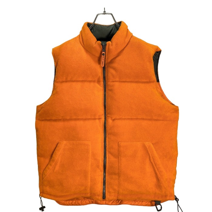 90-00s OLD NAVY bi-color reversible down vest | Vintage.City