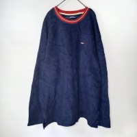 90s　トミー　TOMMY　フリース　トレーナー　プルオーバー　刺繍　紺　XL | Vintage.City 古着屋、古着コーデ情報を発信