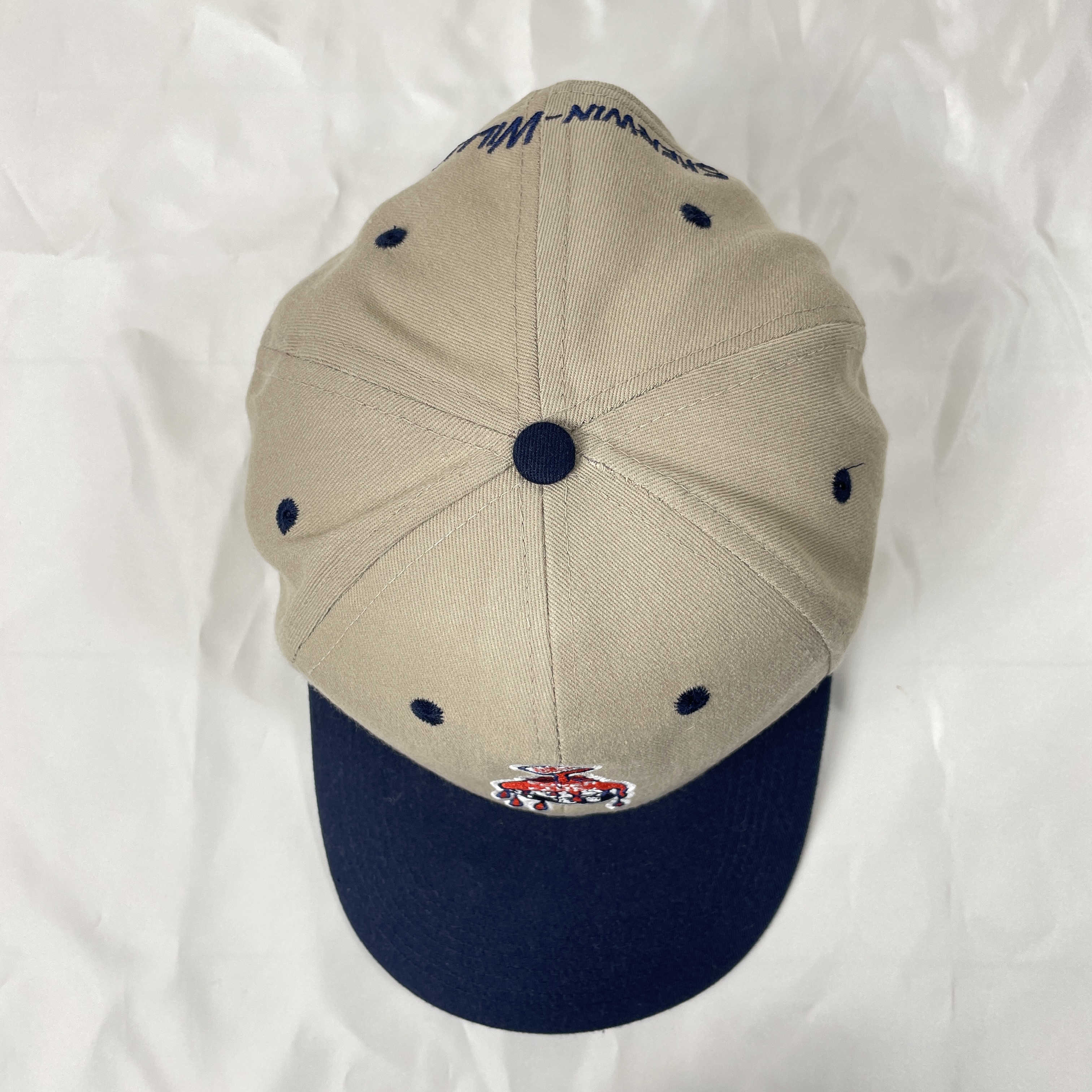 正規店通販90s USA製 2トーンキャップ 企業ロゴキャップ　スーベニアキャップ 帽子
