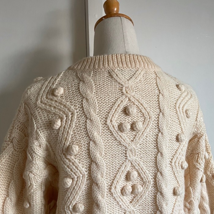 80s vintage popcorn knit ポップコーン ニット - トップス