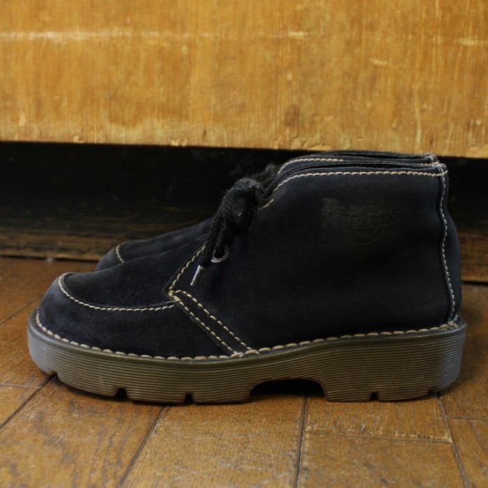 1990’S ENGLAND MADE 　DR．MARTENS 3HOLE SUEDE MOCCASIN BOOTS | Vintage.City 古着屋、古着コーデ情報を発信