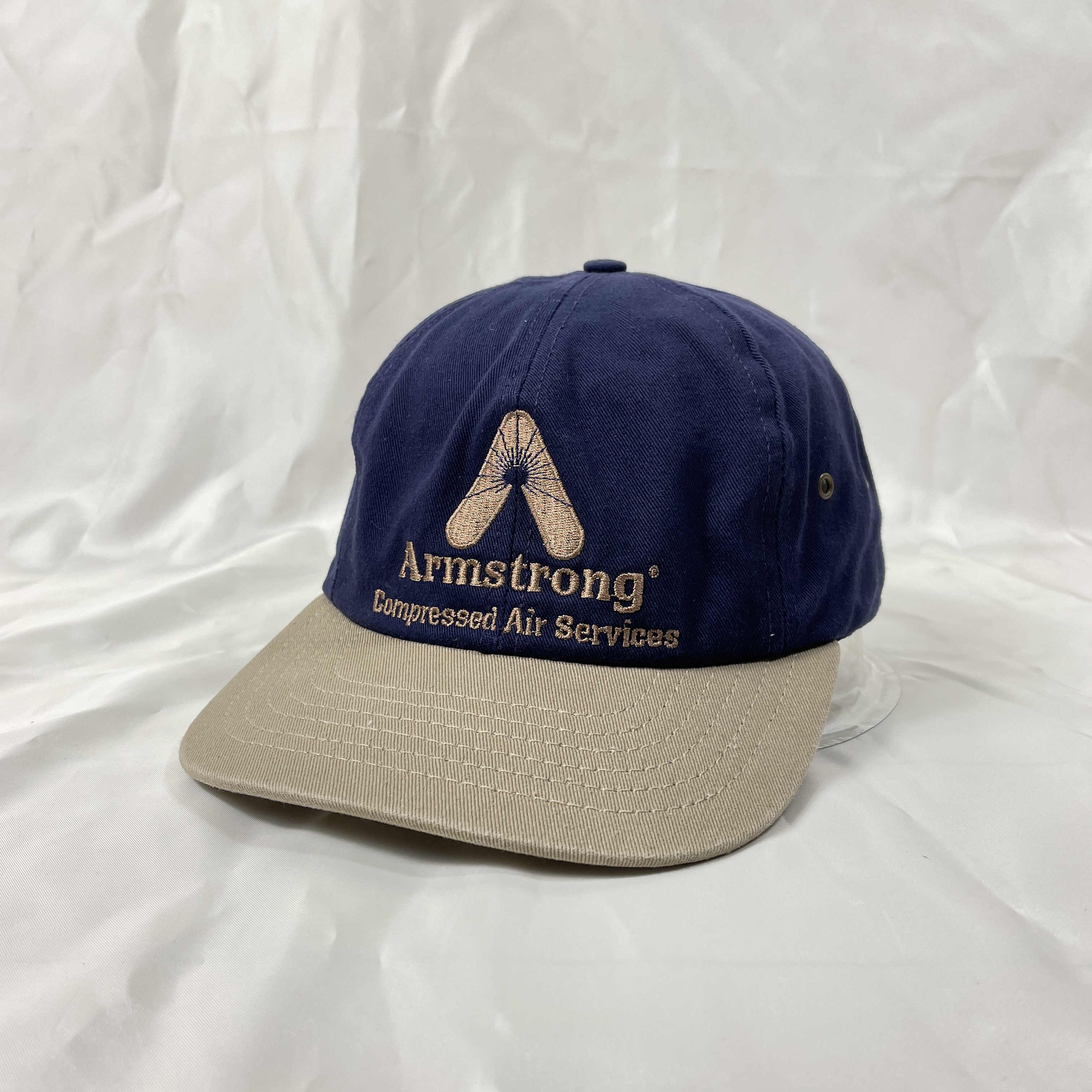 正規店通販90s USA製 2トーンキャップ 企業ロゴキャップ　スーベニアキャップ 帽子