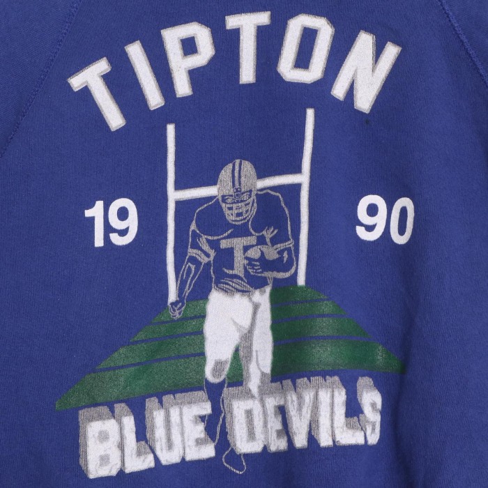 Leeラグランスウェット TIPTON BLUE DEVILS | Vintage.City 古着屋、古着コーデ情報を発信