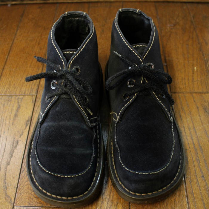 1990’S ENGLAND MADE 　DR．MARTENS 3HOLE SUEDE MOCCASIN BOOTS | Vintage.City 古着屋、古着コーデ情報を発信