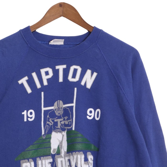 Leeラグランスウェット TIPTON BLUE DEVILS | Vintage.City 古着屋、古着コーデ情報を発信