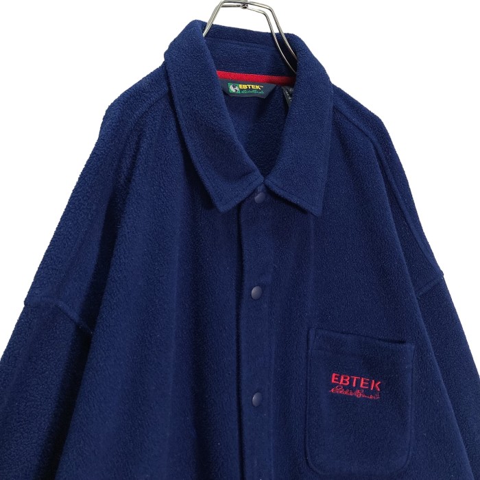 90s EBTEK Eddie Bauer L/S fleece shirt jacket | Vintage.City Vintage Shops, Vintage Fashion Trends