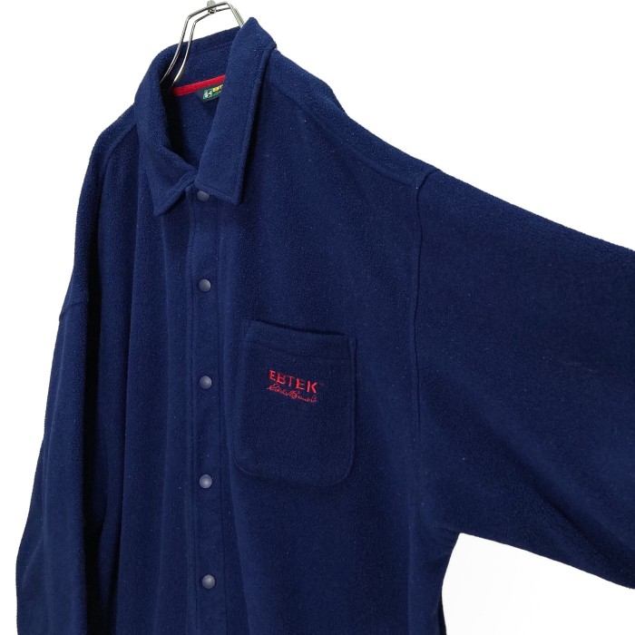 90s EBTEK Eddie Bauer L/S fleece shirt jacket | Vintage.City 빈티지숍, 빈티지 코디 정보
