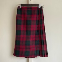 red tartan kilt skirt 〈レトロ古着 レッド タータンチェック キルトスカート イギリス製 ラップスカート〉 | Vintage.City 古着屋、古着コーデ情報を発信