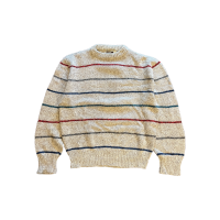 70~80's hahne's men's store Border Knit Sweater ボーダー柄 ニット XL アメリカ製 | Vintage.City 古着屋、古着コーデ情報を発信