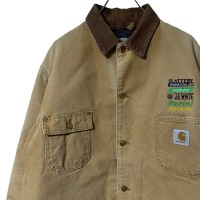 carhartt カーハート ダックジャケット XL 刺繍ロゴ 企業 USA | Vintage.City 古着屋、古着コーデ情報を発信