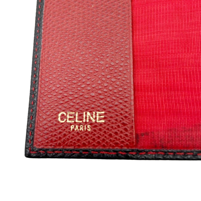 CELINE ｘ ANA ダブルネーム セリーヌ パスポートケース レザー ブラック 機内販売品 | Vintage.City 古着屋、古着コーデ情報を発信