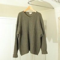 90s J.CREW vneck wool sweater | Vintage.City 빈티지숍, 빈티지 코디 정보