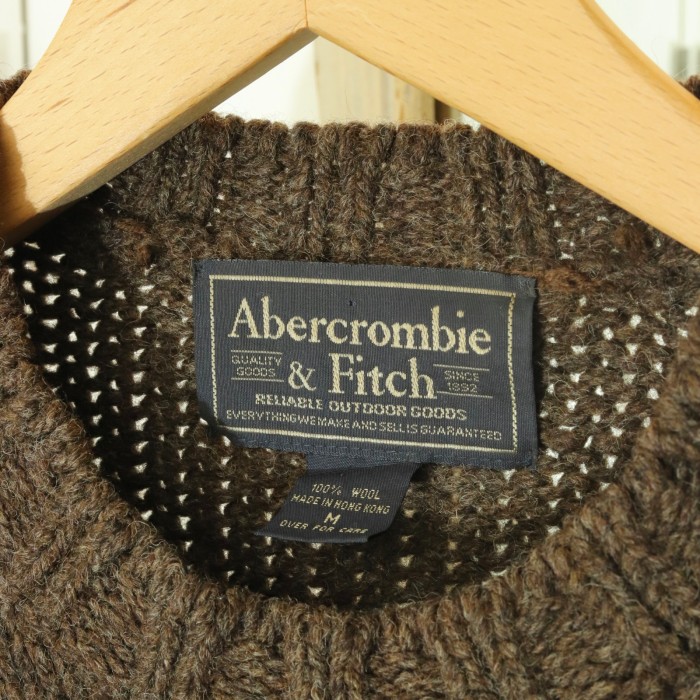 Abercrombie&fitch wool sweater | Vintage.City 古着屋、古着コーデ情報を発信