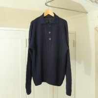 unknown kable knit polo | Vintage.City 古着屋、古着コーデ情報を発信
