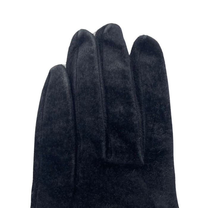Christian Lacroix クリスチャン ラクロワ ヴィンテージグローブ 手袋 スエード カラーストーン 7 1/2 ブラック | Vintage.City 古着屋、古着コーデ情報を発信