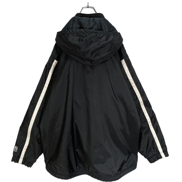 NIKE 00's zip-up hooded fleece nylon jacket | Vintage.City 빈티지숍, 빈티지 코디 정보