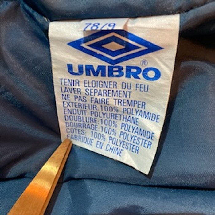 UMBRO アンブロ / ナイロンジャケット / ベンチコート / XL / ブルー