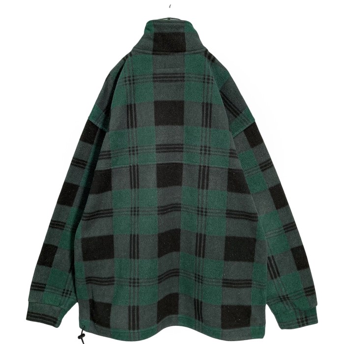 90-00s CONVERSE half zip fleece check pullover | Vintage.City 빈티지숍, 빈티지 코디 정보