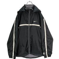 NIKE 00's zip-up hooded fleece nylon jacket | Vintage.City Vintage Shops, Vintage Fashion Trends