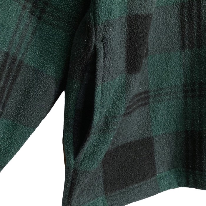 90-00s CONVERSE half zip fleece check pullover | Vintage.City 빈티지숍, 빈티지 코디 정보