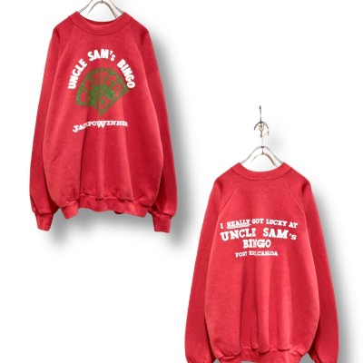 90’s “UNCLE SAM’s BINGO” Print Sweat Shirt 「Made in CANADA」 | Vintage.City 古着屋、古着コーデ情報を発信