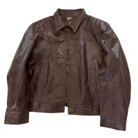2000's leather drizzler jacket レザージャケット #D561 | Vintage.City 古着屋、古着コーデ情報を発信