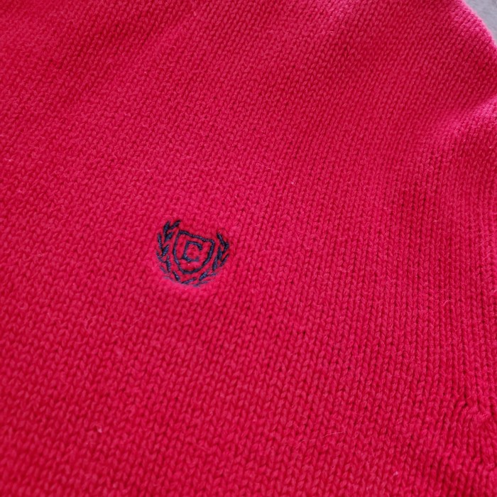 chaps チャップス 刺繍ロゴワッペンニットセーター ストリート古着 knit | Vintage.City 빈티지숍, 빈티지 코디 정보