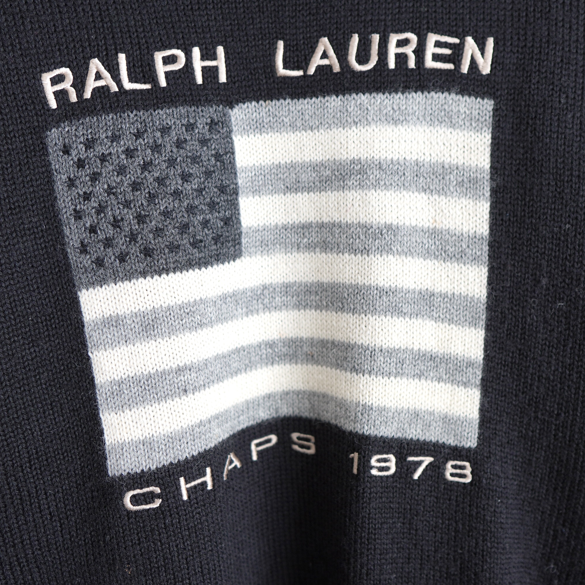 CHAPS RALPH LAUREN チャップスラルフローレン ニット セーター 星条旗