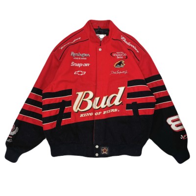 XLsize HASE CHASE AUTHENTICS Budweiser Racing jacket 231028025 ハセ レーシングジャケット バドワイザー | Vintage.City 古着屋、古着コーデ情報を発信