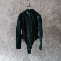 EURO　velour body suit | Vintage.City 古着屋、古着コーデ情報を発信