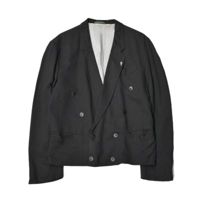 EURO Vintage Double Breasted Short Tailored Jacket | Vintage.City 古着屋、古着コーデ情報を発信