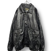 “Leather & Soul” A-2 Type Patchwork Leather Jacket NO1 | Vintage.City 古着屋、古着コーデ情報を発信