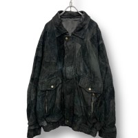 OLD A-2 Type Patchwork Suede Leather Jacket | Vintage.City 古着屋、古着コーデ情報を発信
