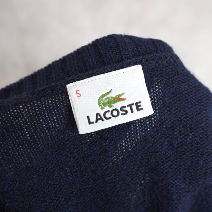 LACOSTE  ラコステ　ベスト　ロゴパッチ　Lサイズ | Vintage.City 古着屋、古着コーデ情報を発信