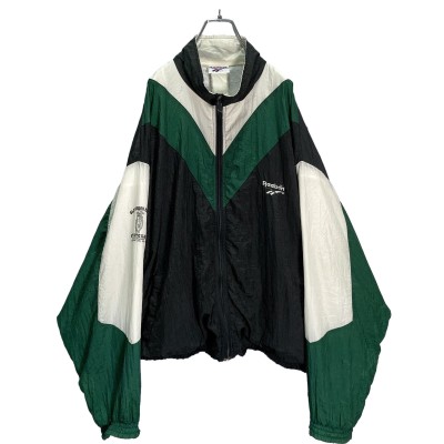 90s Reebok zip-up multicolored nylon jacket | Vintage.City 古着屋、古着コーデ情報を発信