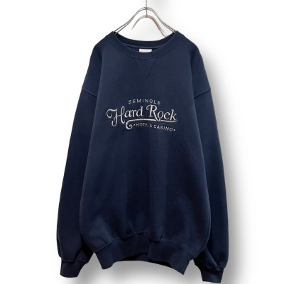 “Hard Rock HOTEL & CASINO” Embroidery Sweat Shirt | Vintage.City 古着屋、古着コーデ情報を発信
