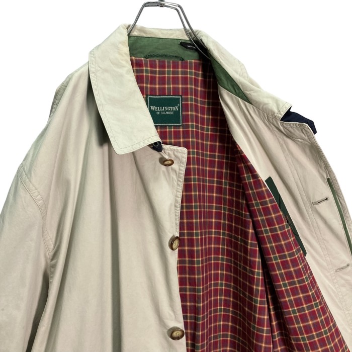 80-90s WELLINGTON OF BILMORE Balmacaan long coat | Vintage.City 古着屋、古着コーデ情報を発信