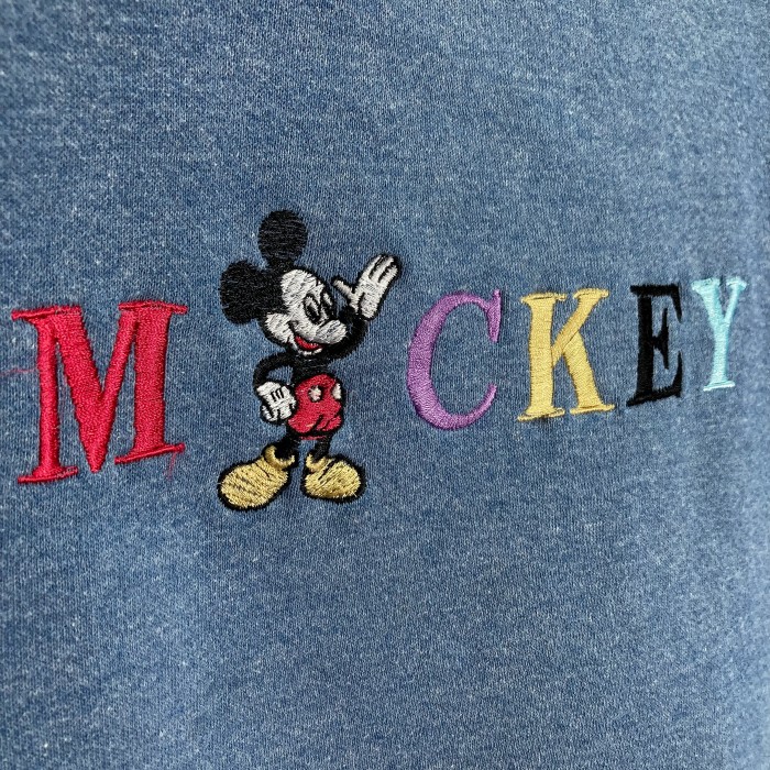 90s ONEITA/MICKEY multicolored embroidered sweatshirt | Vintage.City 古着屋、古着コーデ情報を発信