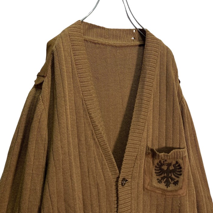 80-90s Unknown fenix embroidered switching cardigan | Vintage.City 빈티지숍, 빈티지 코디 정보