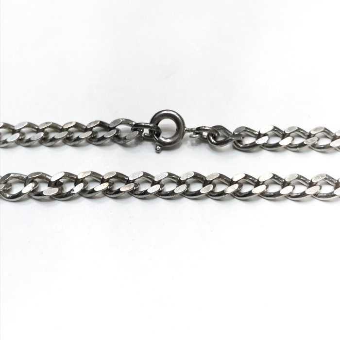 Vintage Sterling silver curb chain bracelet | Vintage.City 빈티지숍, 빈티지 코디 정보