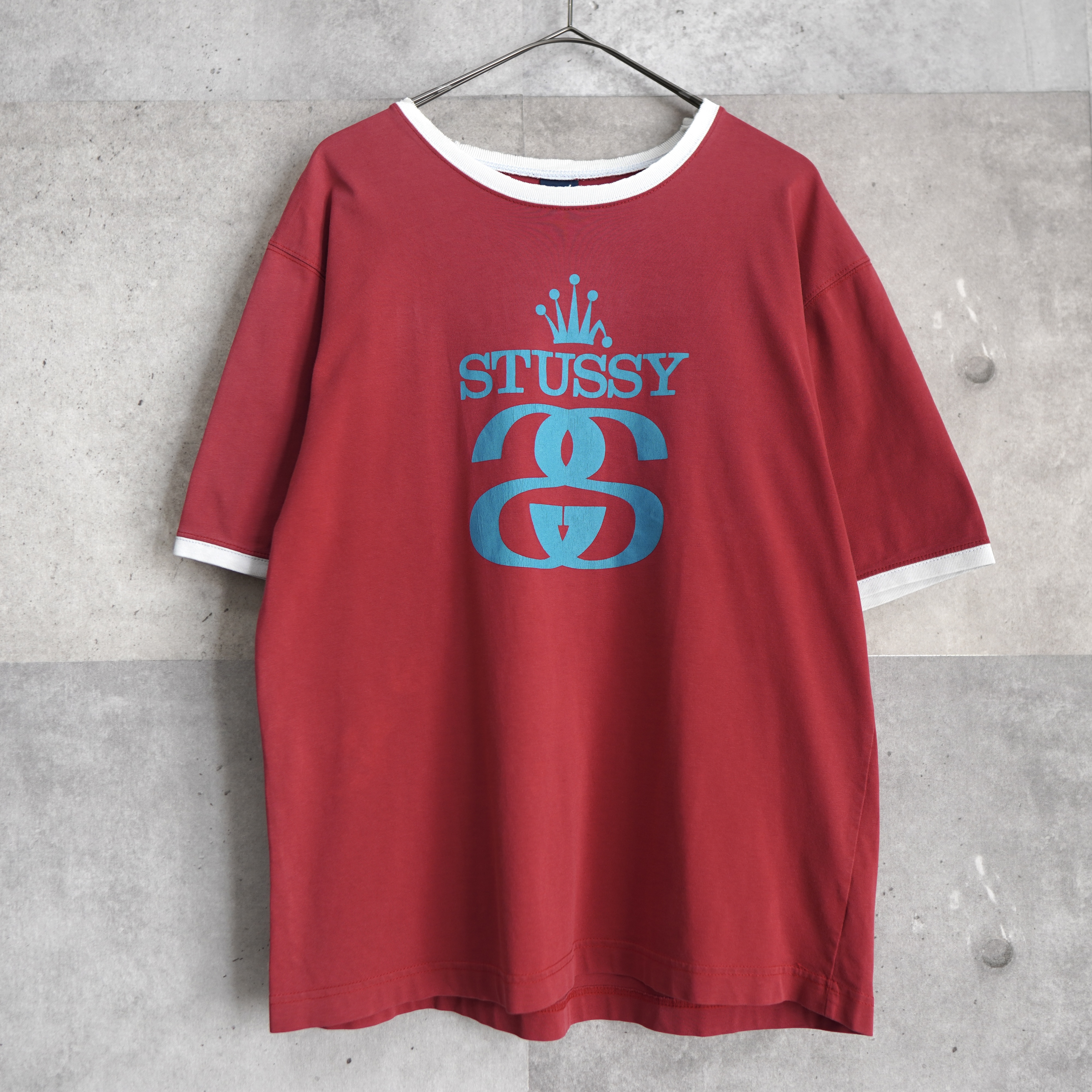 STUSSY ステューシー Tシャツ カットソー 90's初期 SSリンク フロント